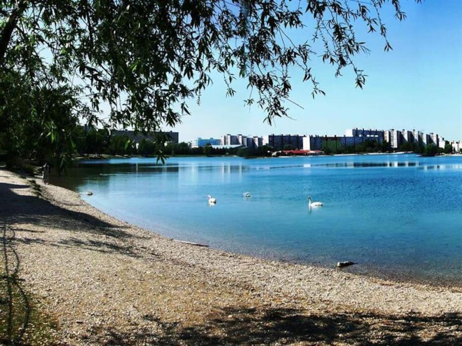 Lake Apartment, 2X Free Garage, 10 Mins To Centre Братислава Екстериор снимка